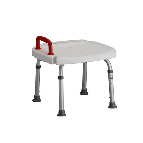 Bath Chair with Red Safety Handle